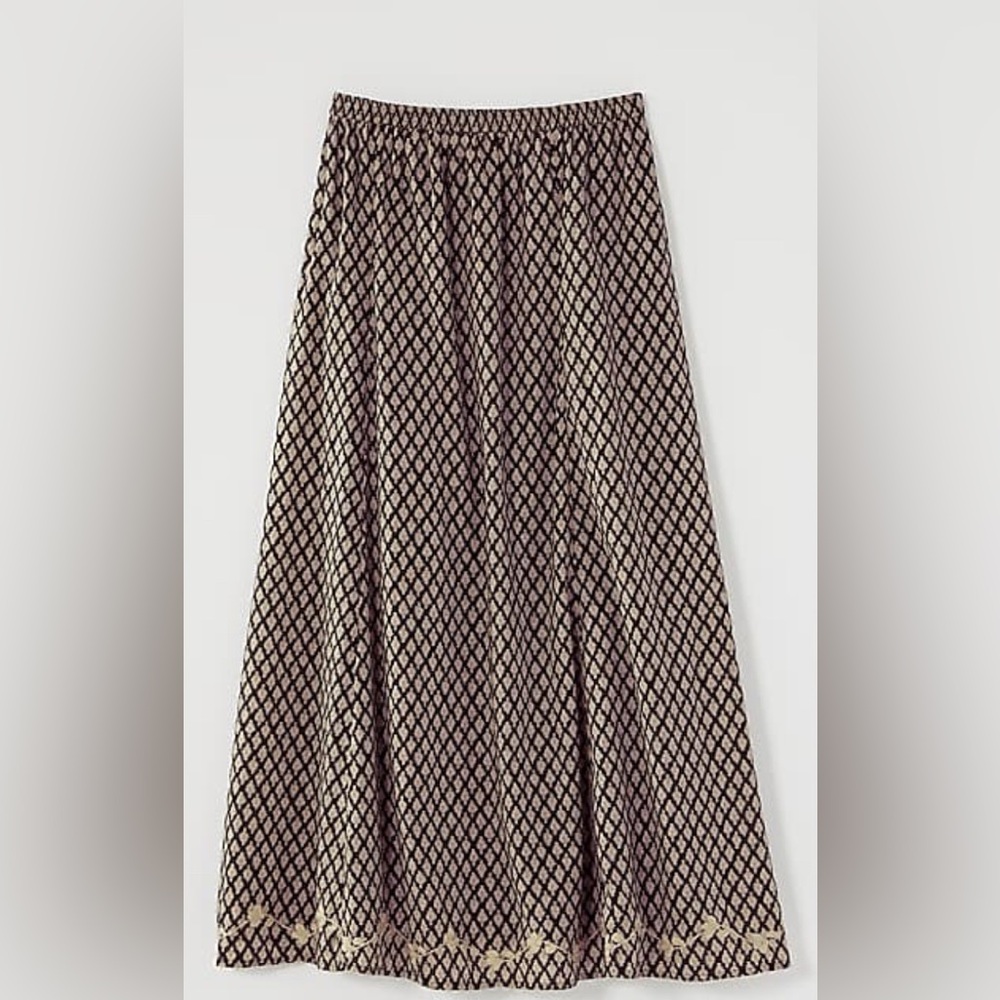 J.Jill Pure Jill Hand-Embroidered Skirt
